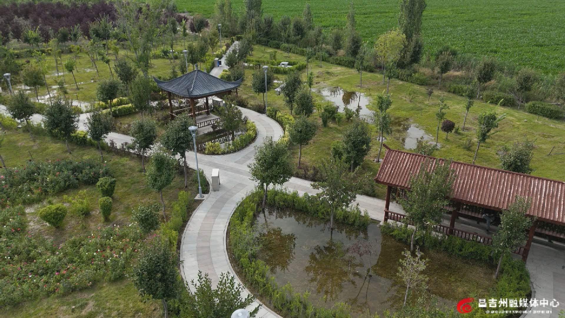 位于玛纳斯县西海路与凤城路交叉口的口袋公园。 胡伟杰 摄.jpg