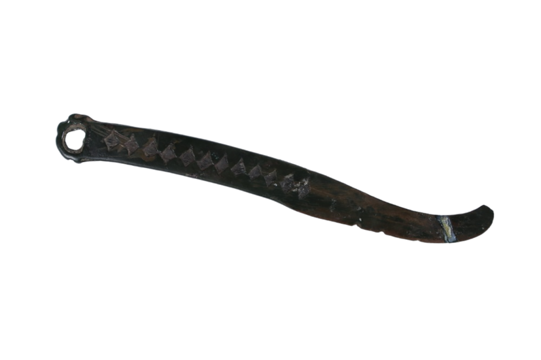 环首削刀(西周 长19 刀尖断裂 1982年新地乡长山渠征集).png