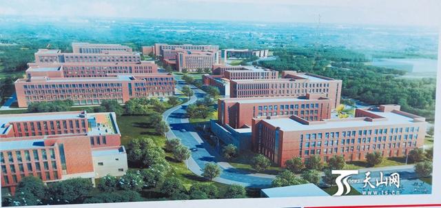 乌鲁木齐市河马泉新区新大新校区全面复工 预计7月底完工