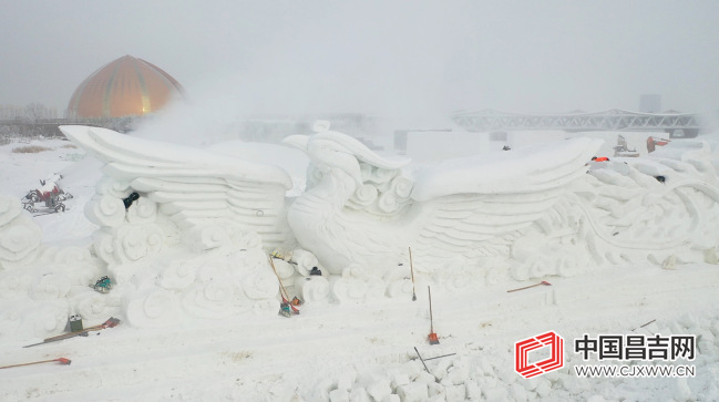 相约头屯河筑梦冰雪节昌吉庭州生态绿谷冰雪节项目建设有序推进