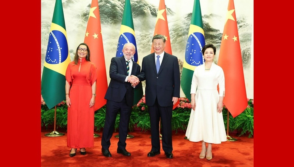 习近平同巴西总统卢拉会谈