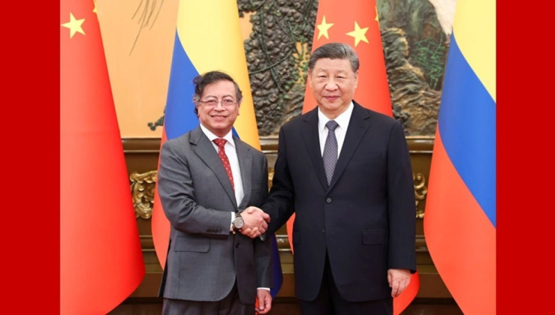 新华图讯｜习近平会见哥伦比亚总统佩特罗