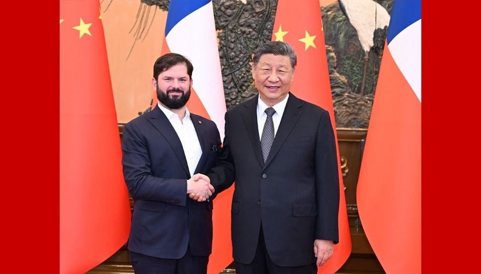 新华图讯｜习近平会见智利总统博里奇